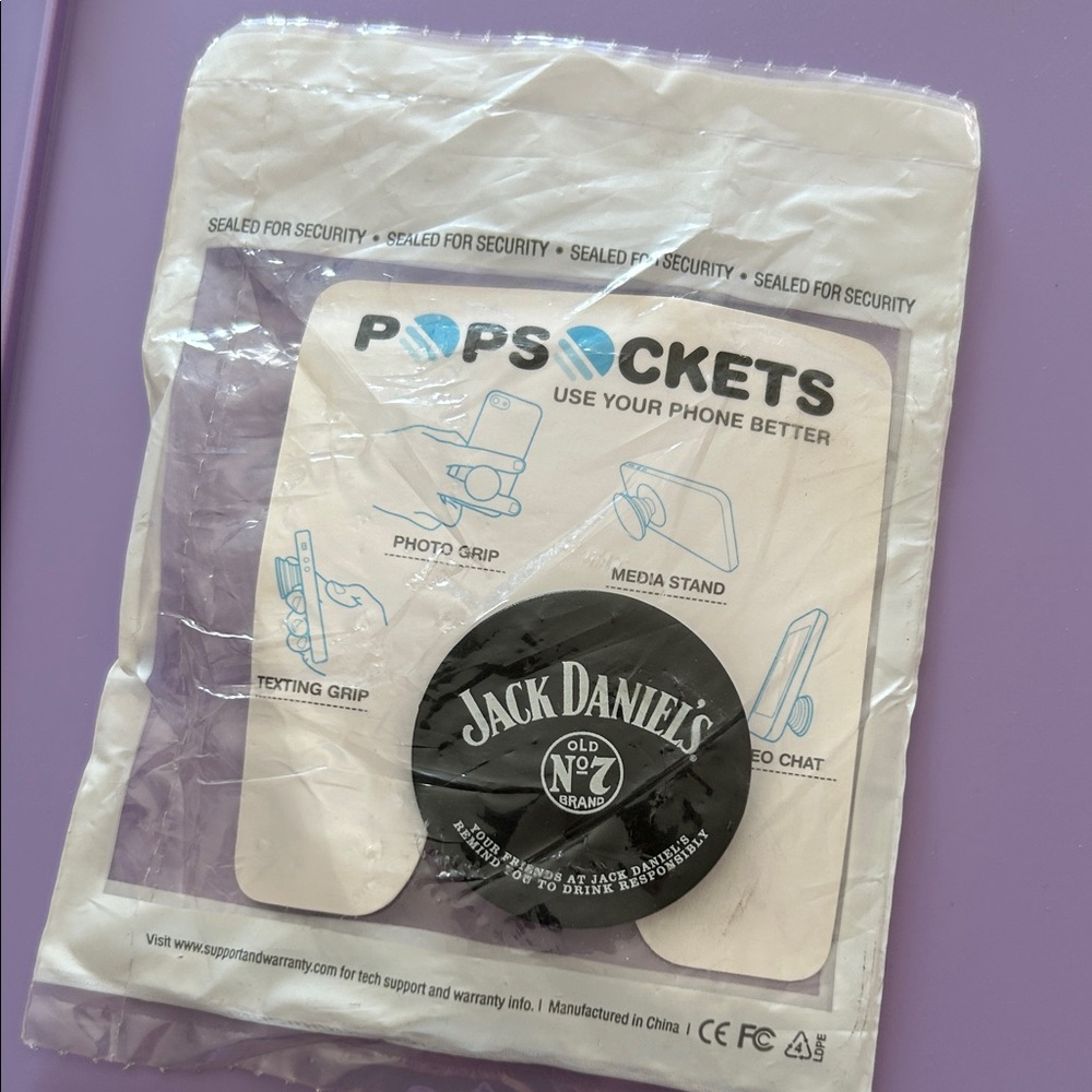 Jack Daniels Black PopSocket